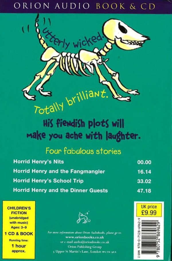 Horrid Henry s Nits: Book 4 Sale