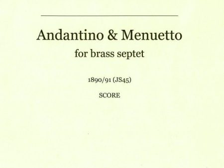 Andantino & Menuetto (JS 45) Hot on Sale