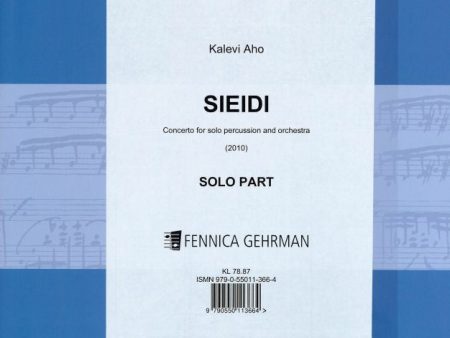 Sieidi - Concerto for solo percussion and orchestra - Solo part For Discount