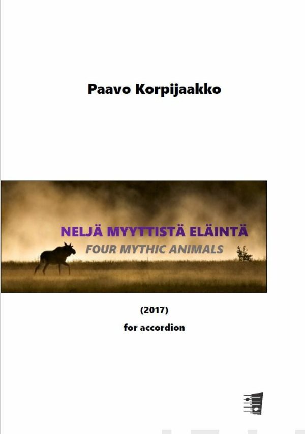 Neljä myyttistä eläintä (harmonikka) - Four mythic animals (for accordion) Supply