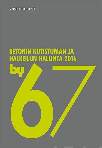 by 67 Betonin kutistuman ja halkeilun hallinta 2016 Fashion