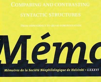 Comparing and contrasting syntactic structures. Hot on Sale