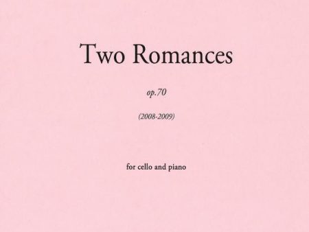 Two Romances   Kaksi Romanssia op. 70 Online Sale